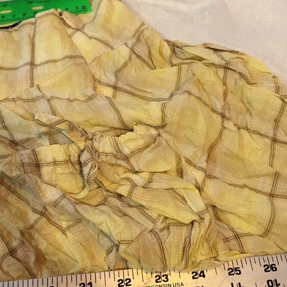 Girls skirt yellow plaid - Picture 3 of 8